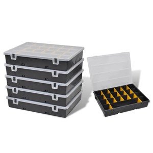 vidaXL Odkladacie boxy, 6 ks