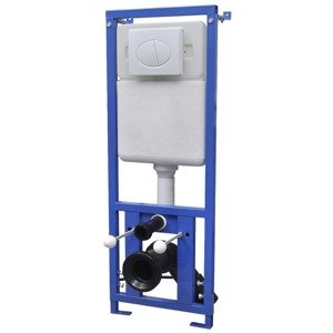 vidaXL WC podomietková nádržka, 11 l, 41x14x(110-125) cm