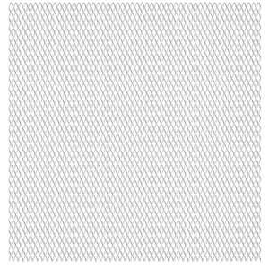 vidaXL Drôtený záhradný plot, nehrdzavejúca oceľ 100x85 cm 45x20x4 mm