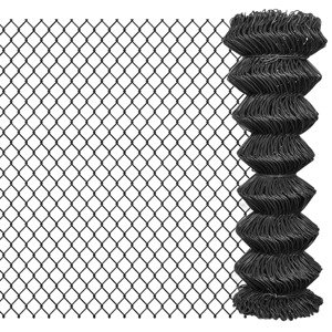 vidaXL Drôtené pletivo, oceľ 25x1,25 m, sivé