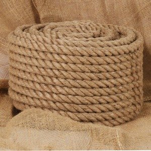 vidaXL Lano zo 100% juty 20 mm 100 m