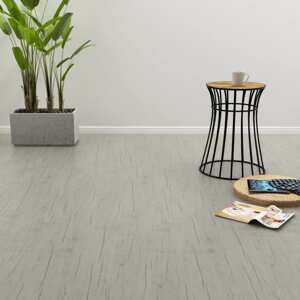 vidaXL Samolepiace podlahové dosky 4,46 m², 3 mm, PVC, vyblednutý dub