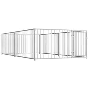 vidaXL Vonkajšia voliéra pre psy 200x400x100 cm