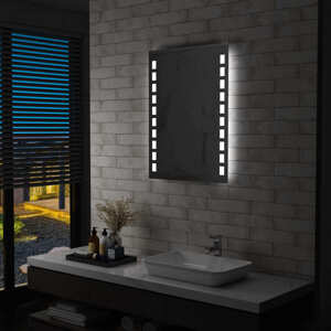 vidaXL Kúpeľňové LED nástenné zrkadlo 60x80 cm
