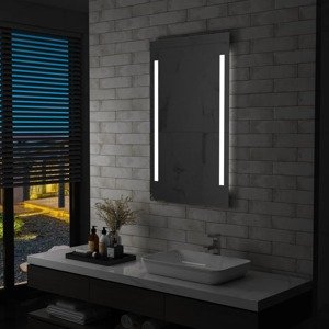 vidaXL Kúpeľňové LED nástenné zrkadlo 60x100 cm