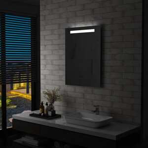 vidaXL Kúpeľňové LED nástenné zrkadlo 60x80 cm