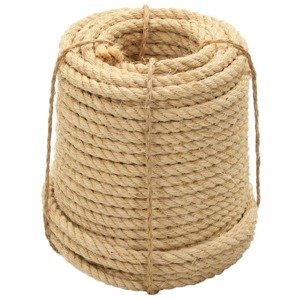 vidaXL Lano, 100% sisal 16 mm, 50 m