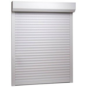 vidaXL Predokenná roleta, hliník 70x100 cm, biela