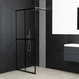 vidaXL Sprchová zástena walk-in, priehľadné tvrdené sklo 100x195 cm