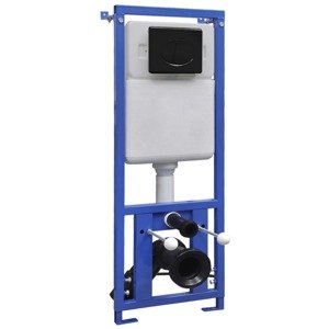 vidaXL WC podomietková nádržka 11 l 41x14x(110-125) cm