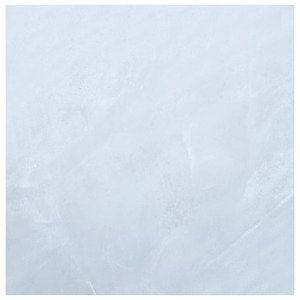vidaXL Samolepiace podlahové dosky 5,11 m², PVC, biely mramor
