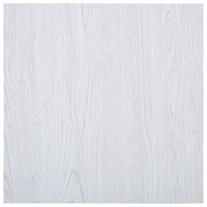 vidaXL Samolepiace podlahové dosky 5,11 m², PVC, biele