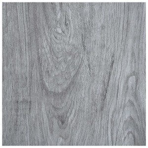 vidaXL Samolepiace podlahové dosky 5,11 m², PVC, svetlosivé