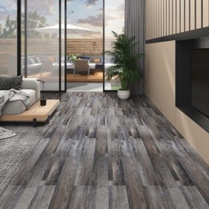 vidaXL Podlahové dosky z PVC 5,02m² 2mm, samolepiace,priemyselné drevo