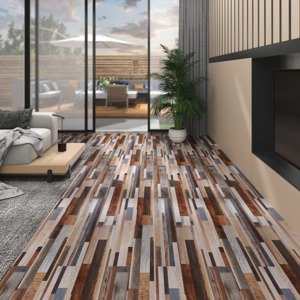 vidaXL Podlahové dosky z PVC 5,02 m² 2 mm, samolepiace, farebné