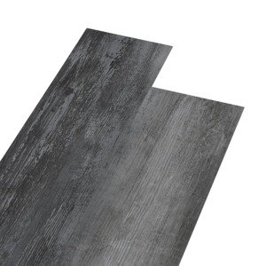 vidaXL Podlahové dosky z PVC 4,46 m² 3 mm, samolepiace, lesklé sivé
