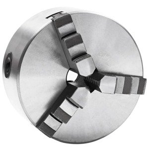 vidaXL 3-čeľusťové samostrediace skľučovadlo na sústruh 125 mm oceľové