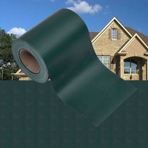 vidaXL Záhradné tieniace fólie 4 ks, PVC 35x0,19 m, matné zelené