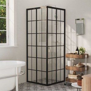 vidaXL Sprchový kút ESG 70x70x180 cm
