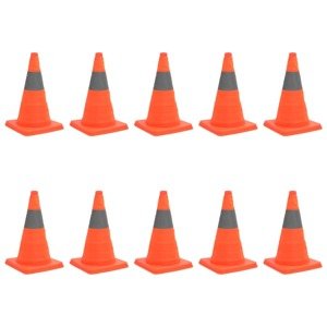 vidaXL Výsuvné dopravné kužele 10 ks 42 cm