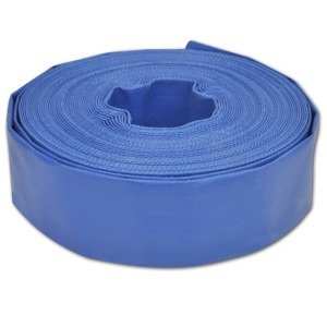 vidaXL Plochá hadica 100 m 3" PVC