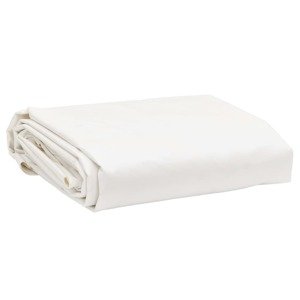 vidaXL Celta biela 5x7 m 600 g/m²