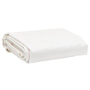 vidaXL Celta biela 5x8 m 600 g/m²