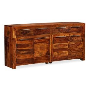 vidaXL Komoda zo sheesamového dreva, 160x35x75 cm
