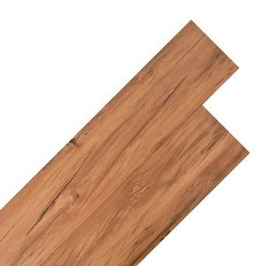 vidaXL Nesamolepiace podlahové dosky, PVC 5,26 m² 2 mm, prírodný brest