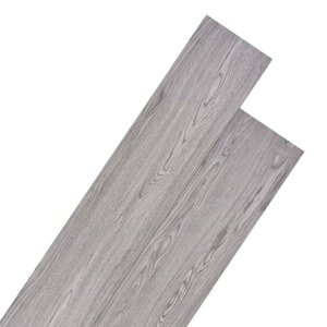 vidaXL Nesamolepiace podlahové dosky, PVC 5,26 m² 2 mm, tmavosivé