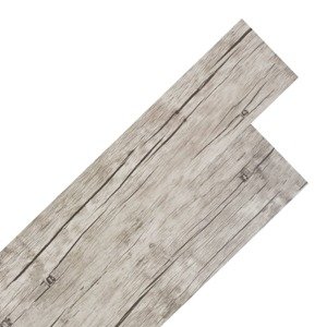vidaXL Samolepiace podlahové dosky z PVC 5,02 m², 2 mm, vyblednutý dub