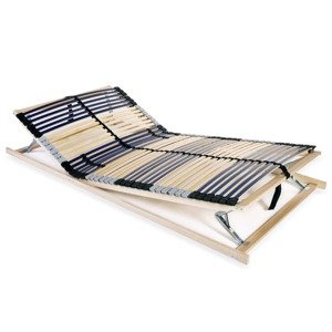 vidaXL Lamelový posteľný rošt so 42 lamelami a 7 zónami 100x200 cm