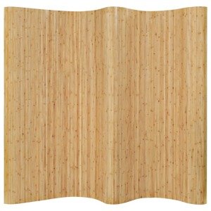 vidaXL Paraván z bambusu 250x165 cm, prírodný