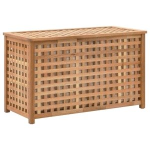 vidaXL Truhlica na bielizeň 77,5x37,5x46,5 cm masívne orechové drevo