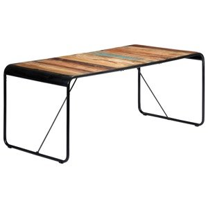 vidaXL Jedálenský stôl 180x90x76 cm, recyklovaný masív
