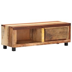 vidaXL TV skrinka 100x30x33 cm, recyklovaný masív