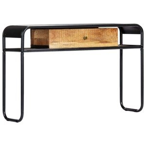 vidaXL Prístavný stolík 118x30x75 cm masívne mangovníkové drevo