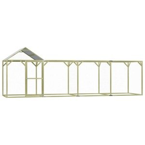 vidaXL Klietka pre sliepky 6x1,5x2 m, impregnovaná borovica