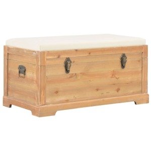 vidaXL Úložná truhlica s vankúšom 80x40x40 cm MDF