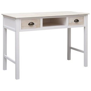 vidaXL Konzolový stolík 110x45x76 cm drevený
