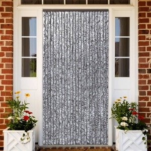 vidaXL Záves proti hmyzu, hnedý a béžový 100x220 cm, ženilka