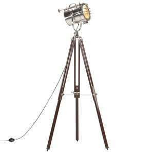 vidaXL Lampa na statíve 180 cm mangovníkový masív