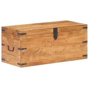vidaXL Truhlica 90x40x40 cm, akáciový masív