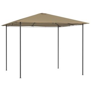 vidaXL Altánok 3x3x2,6 m sivohnedý 160 g/m²