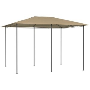 vidaXL Altánok 3x4x2,6 m sivohnedý 160 g/m²