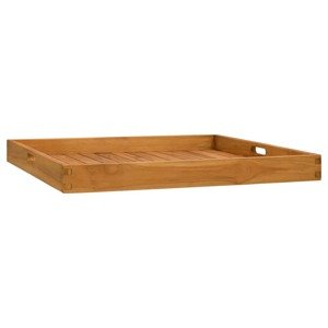 vidaXL Servírovací podnos 70x70 cm masívne tíkové drevo