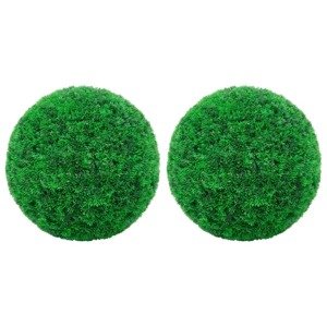 vidaXL Umelý buxus v tvare gule 2 ks 52 cm