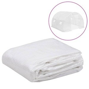 vidaXL Náhradná plachta na skleník (9 m²) 3x3x2 m, priehľadná