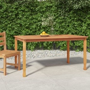 vidaXL Záhradný jedálenský stôl 150x90x75 cm tíkové masívne drevo