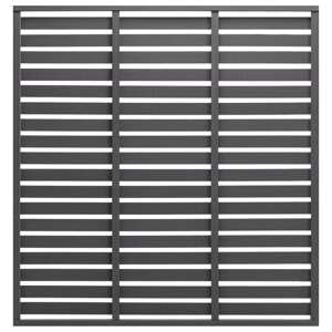 vidaXL Plotový panel WPC 180x180 cm sivý